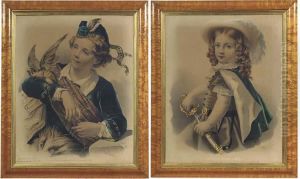 Handcoloured Lithographs, Published 1853 by Emile Lassalle