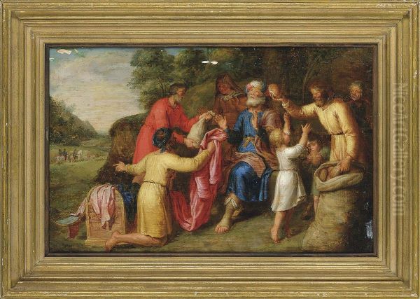 Joseph's Brothers Returning To Jacob With Gifts - view 1