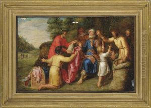 Joseph's Brothers Returning To Jacob With Gifts by Pieter Lastman
