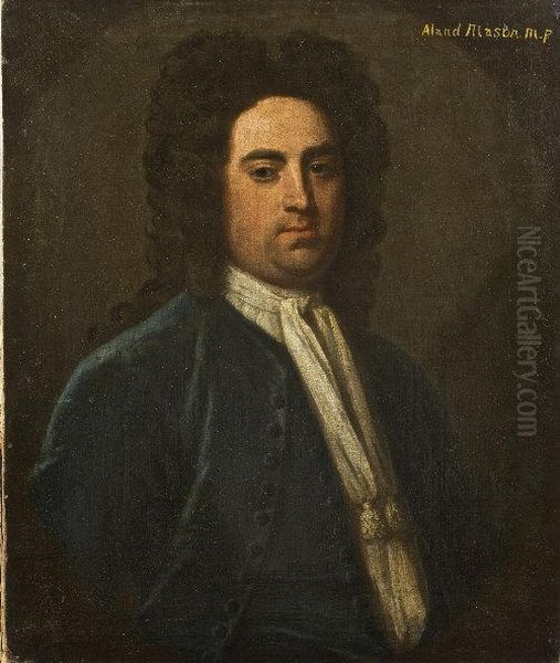 Portrait Of A Man With Brown Wig - view 1