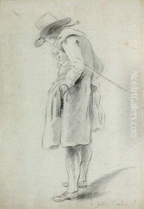 Le Pere Carle Vernet by Joseph Pierre Tancrede Latour