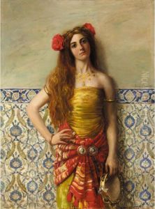 Harem Dancer by Rene Latour