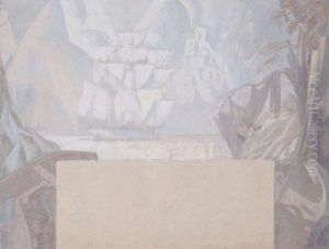 Projet De Decors : <les Caravelles Aux Antilles> by Michel Lattry