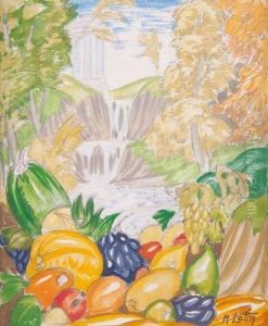 Nature Morte Aux Fruits by Michel Lattry