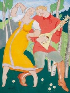 Les Musiciennes by Michel Lattry