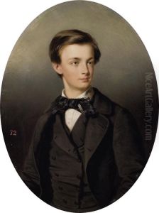 Portrait Du Prince Robert D'orleans, Duc De Chartres by Richard Lauchert