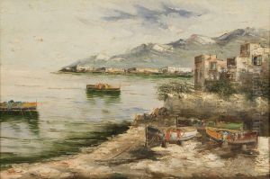 Marina Con Barche by Raphael Laudati