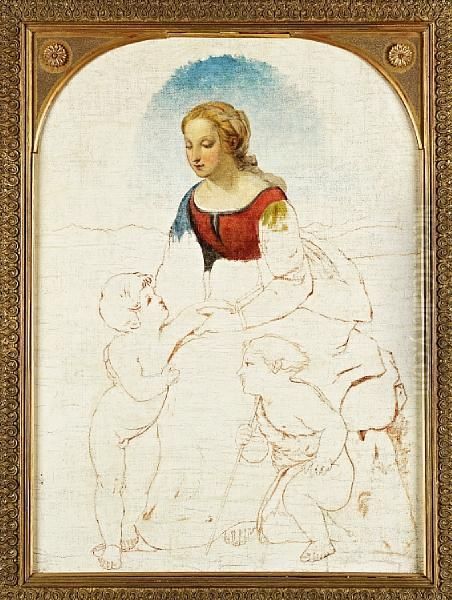 La Belle Jardiniere- Study After Raphael - view 1