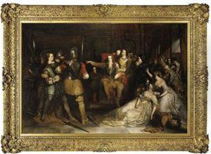 Claverhouse Ordering Morton To Be Carried Out And Shot For Havinggiven Refuge To Balfour Of Burley by Robert Scott Lauder