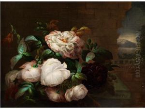 Blumenstilleben by Josef Lauer