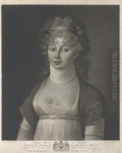 Louisa Queen Of Prussia Par William Dickinson by Nikolaus Lauer