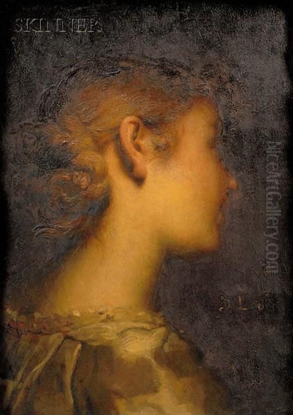 Portrait Of A Young Lady In Profile - view 1