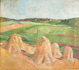 Sommarlandskap by Theodor Laureng