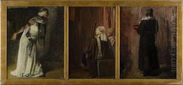 Etudes Pour Les Ambassadeurs - Les Funerailles De Chlodowig - Haribert Repudie Ingoberghe - view 1