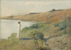 Promenade Au Bord De L'eau by Paul-Albert Laurens