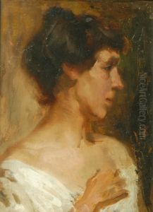 Ritratto Di Signora by Cesare Laurenti