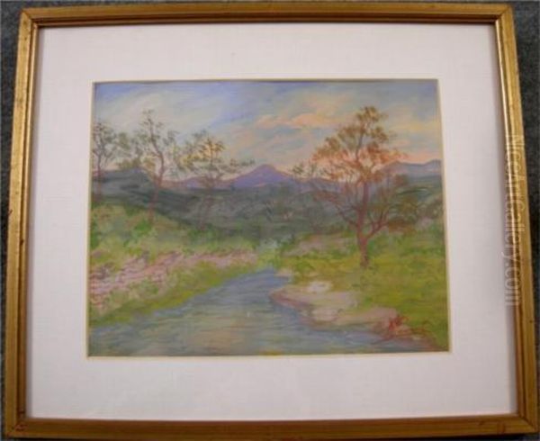 Paesaggio Con Torrente - view 1