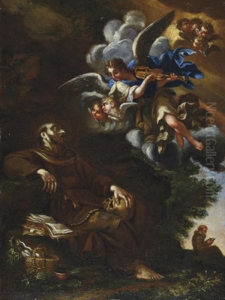Saint Francis Of Assisi In Ecstasy - view 1