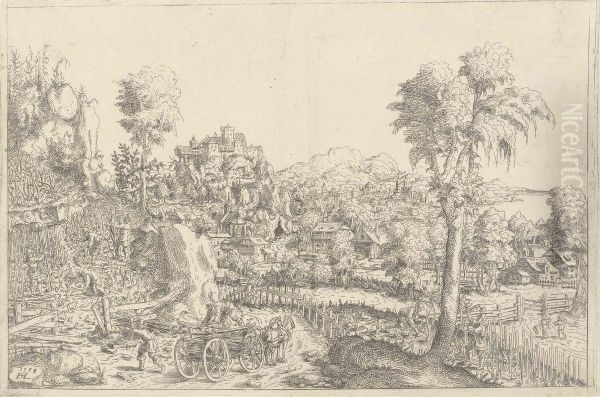 Landscape With A Vineyard - view 1