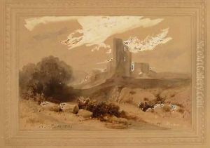 Paysage Avec Ruine by Paul Lauters