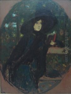 Dame A La Capeline Noire Dame A La Capeline Noire