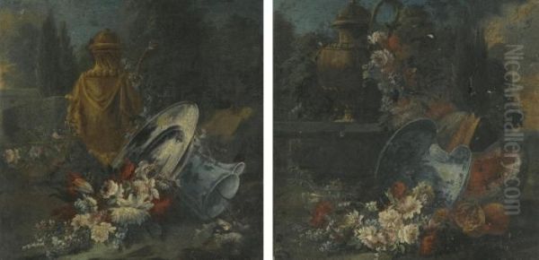 Two Floral Still Lifes - view 1