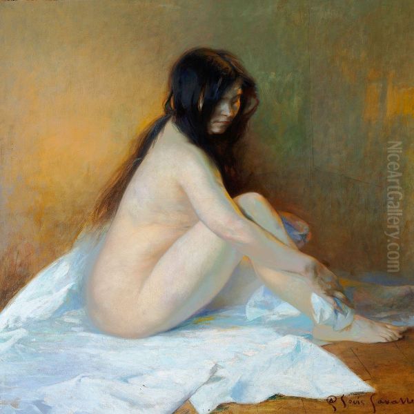 A Sitting Female Nude - view 1