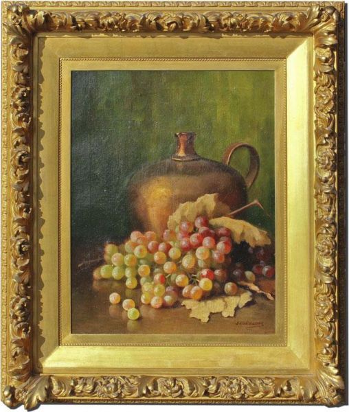 Still Life With Grapes And Copper Pitcher - view 1