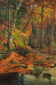 Woodland Stream by Jonas Joseph LaValley