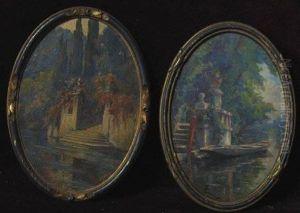 Landscape by Georges Aug. Elie Lavergne
