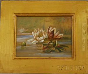 White Lotus Flowers by Matilde Laverrerie Barreda