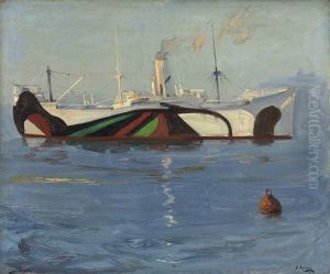 Dazzle A Mystery Ship by John Lavery