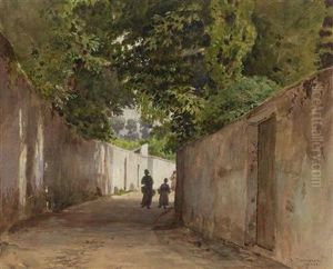 Schattiger Weg Im Suden by Andrej Lavezzari