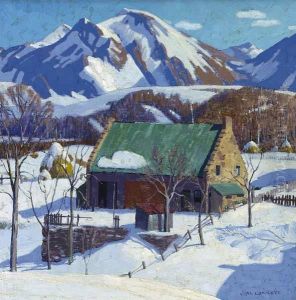 Mountainside In Winter