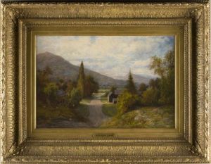 Village Lane by Alexander Lawrie