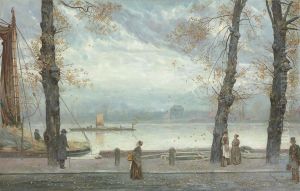 Cheyne Walk, London by Cecil Gordon Lawson