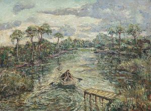 River Through The Everglades by Ernest Lawson