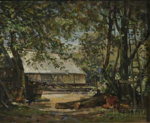 A Woodland Garden by John Lawson