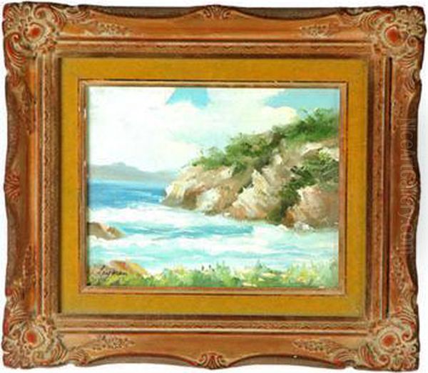 Impressionistic View Of A Rocky Coast - view 1