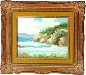 Impressionistic View Of A Rocky Coast