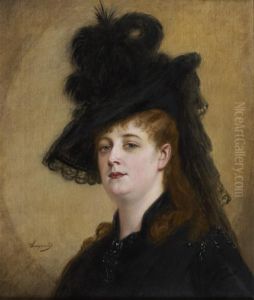 Portrait De Femme Au Chapeau A Plume Portrait De Femme Au Chapeau A Plume