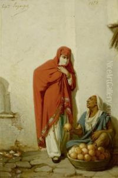 The Orange Seller - view 1