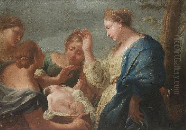 The Finding Of Moses by Gregorio Lazzarini