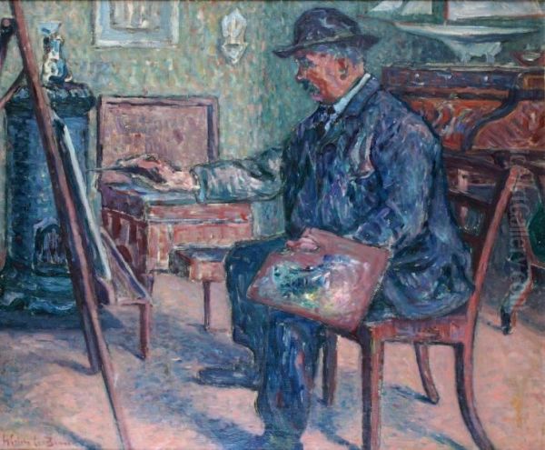 Peintre A Son Chevalet - view 1