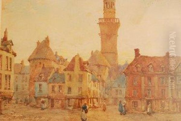Street Scene At Vire - view 1