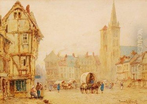 Market Scene In Normandy - view 1