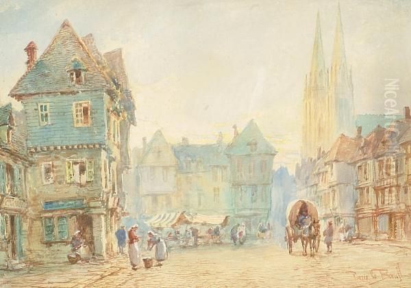 Quimper Market Square - view 1