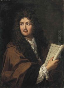 Portrait Of Francois Michel Le Tellier by Charles Lebrun