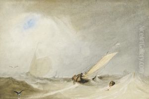 Fishing Boats In A Stiff Offshore Breeze