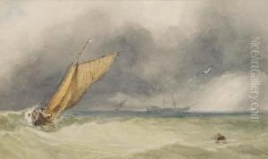 An Approaching Squall by John Le Capelain